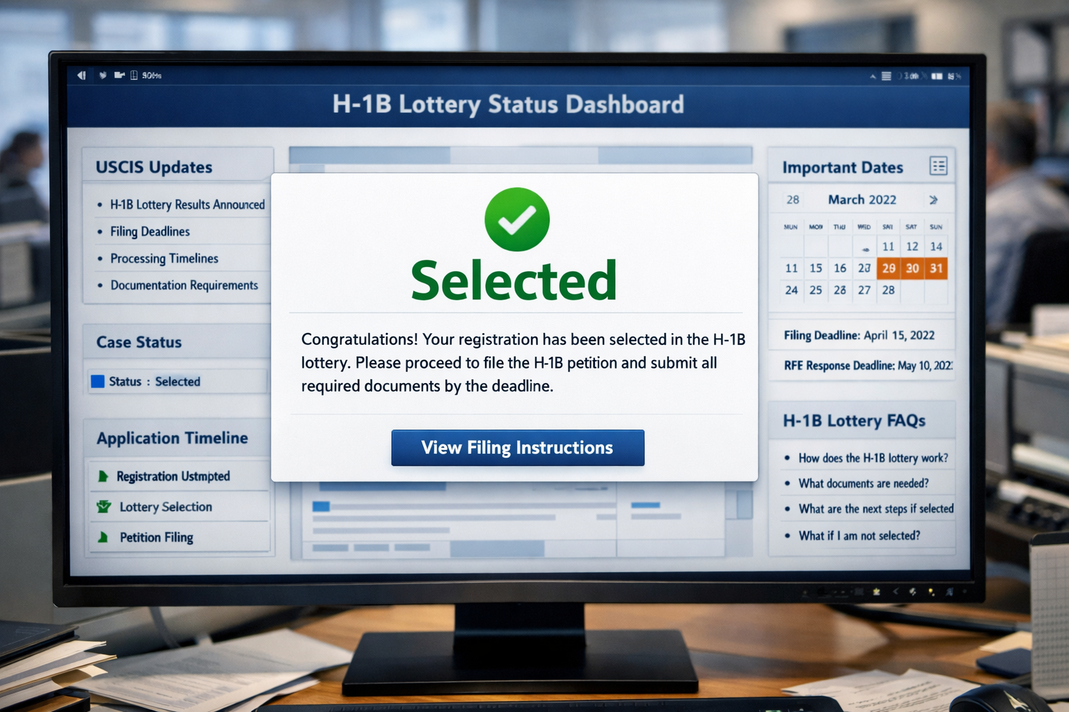 FY2027 H-1B Lottery Results Start Rolling Out
