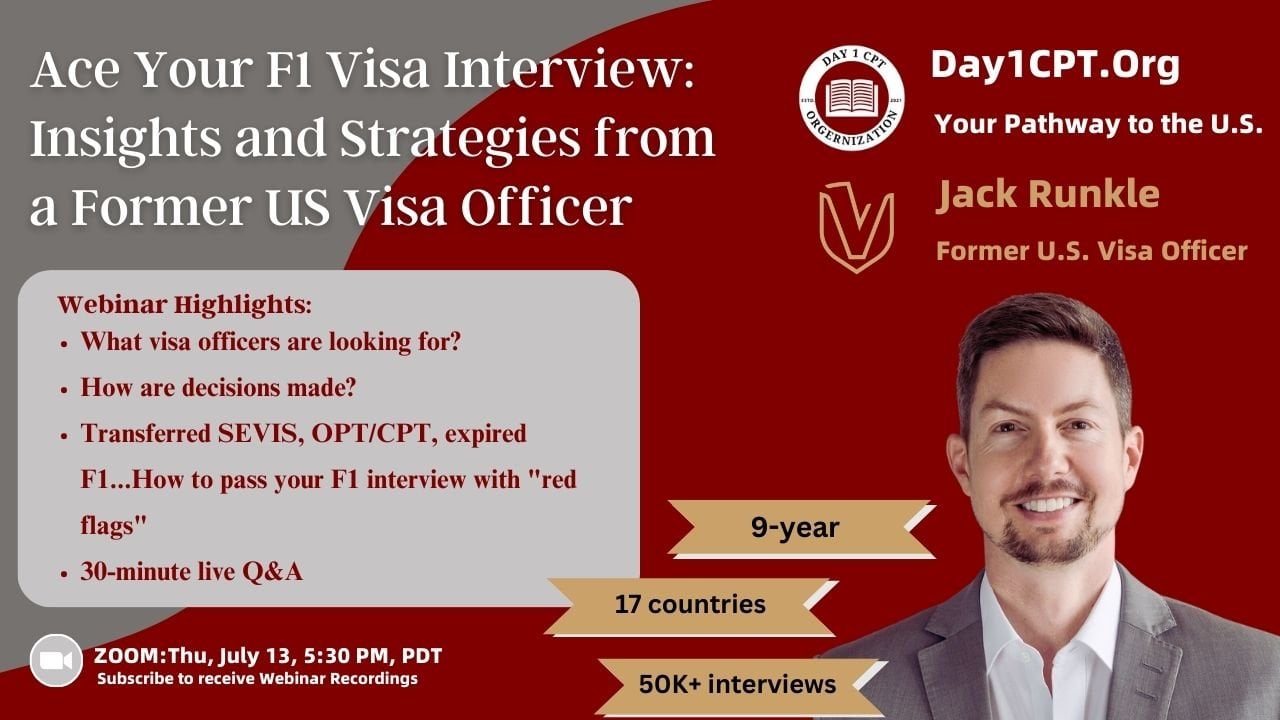 F1 Visa Interview Coaching Session